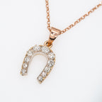 Victorian Horseshoe Oldminecut Diamond Pendant - LUXORIA VITA