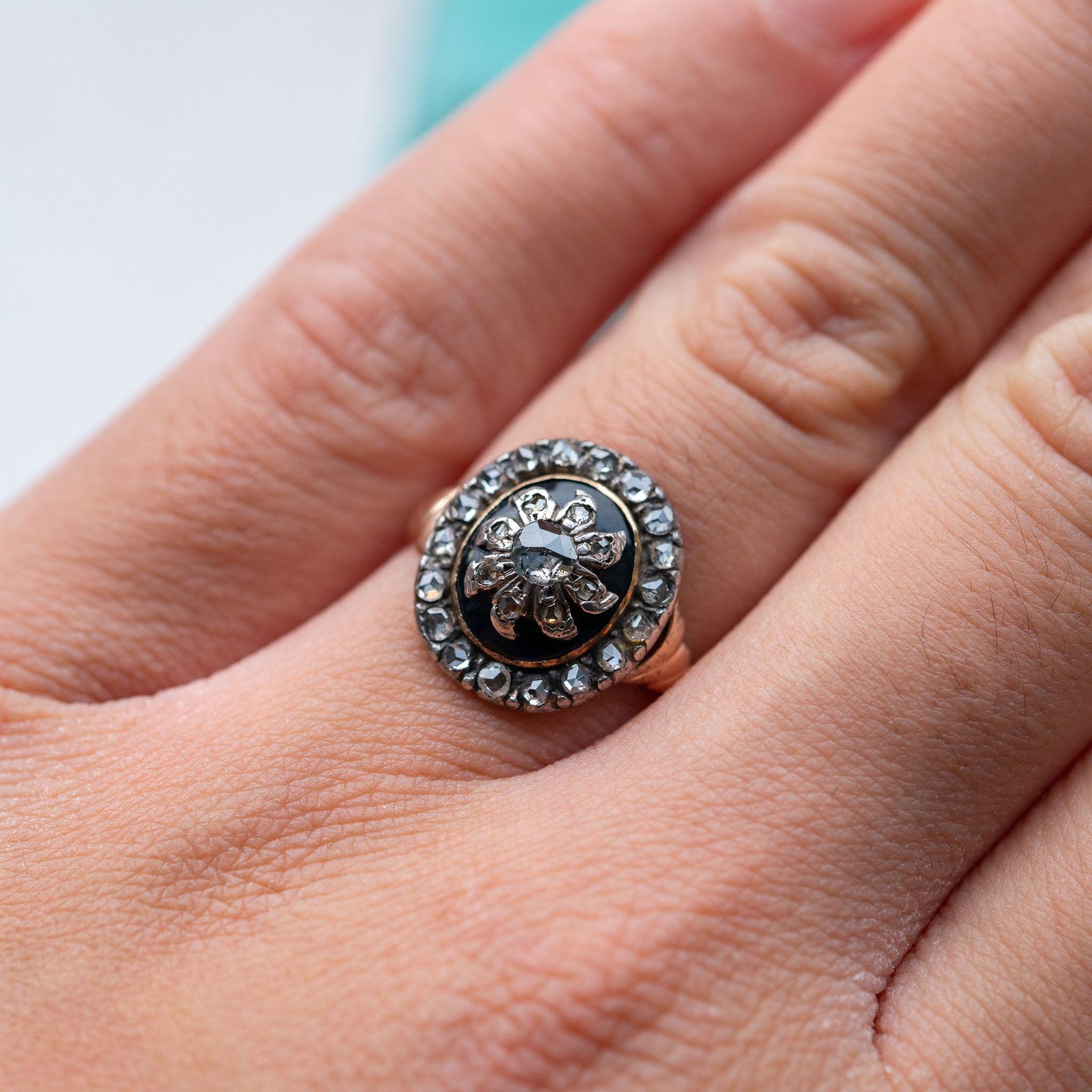 Dutch Bague au Firmament Rosecut Diamond Ring