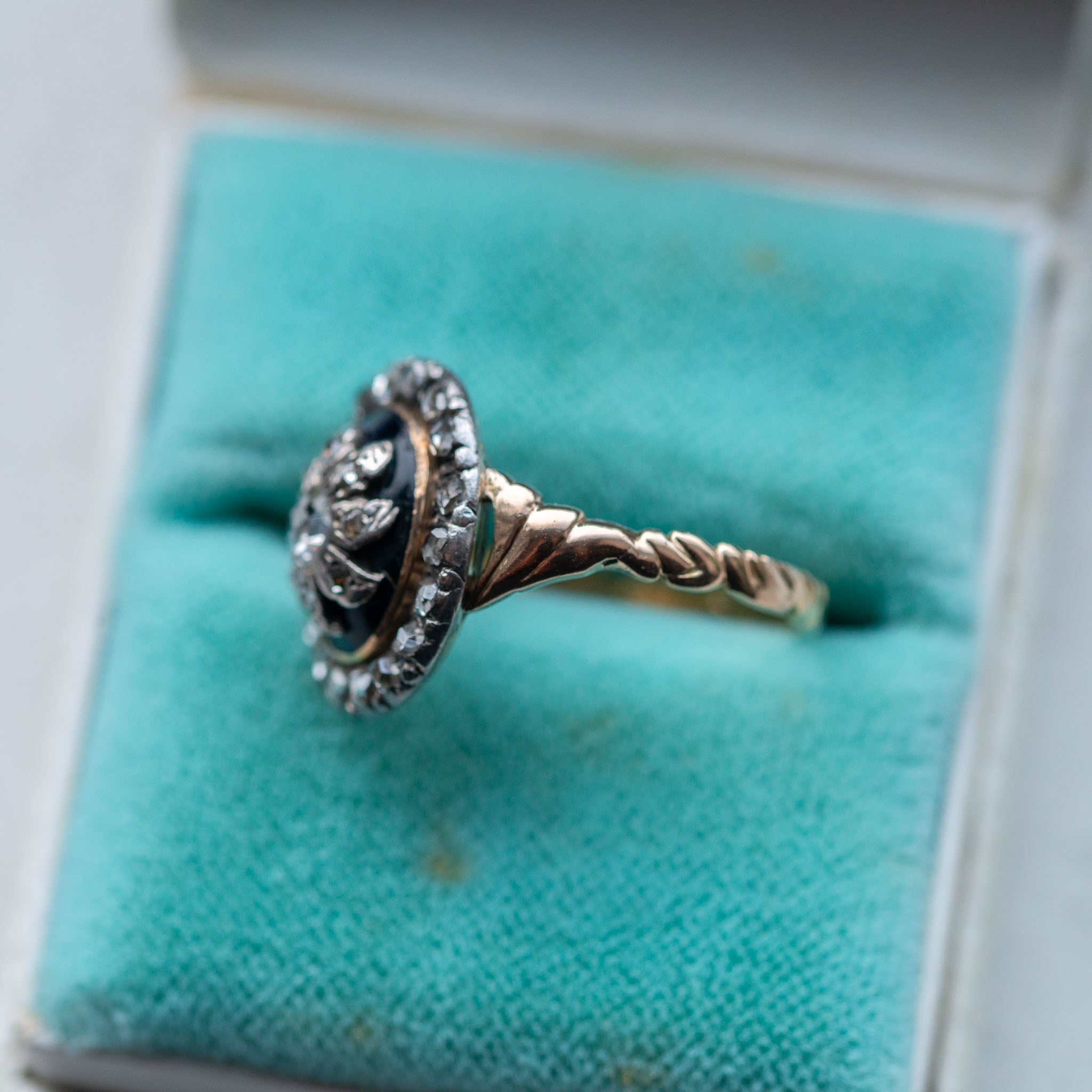 Dutch Bague au Firmament Rosecut Diamond Ring