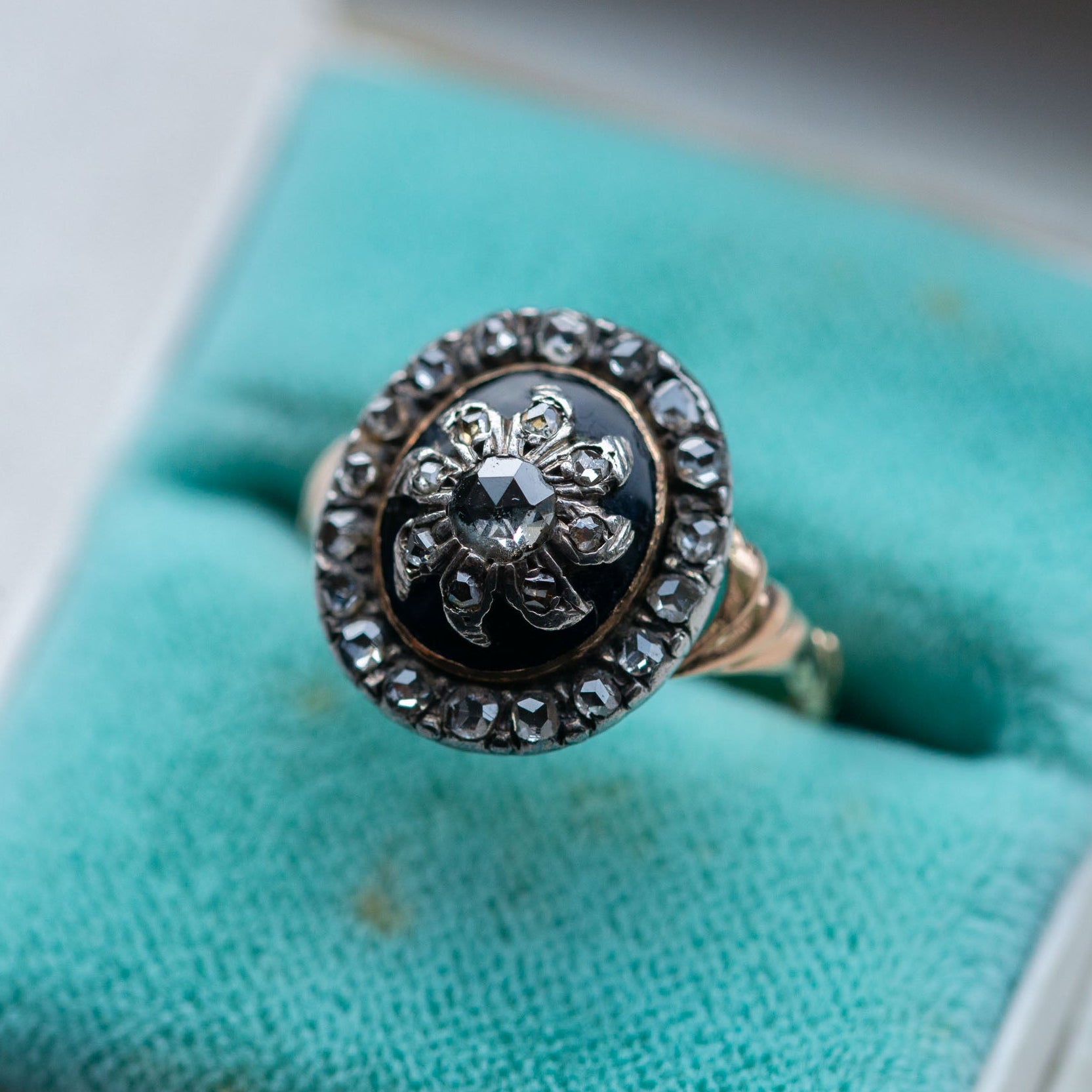 Dutch Bague au Firmament Rosecut Diamond Ring