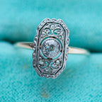 Art Deco 0.25ct Diamond Ring - LUXORIA VITA
