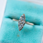 Antique Diamond Navette Ring ||| - LUXORIA VITA