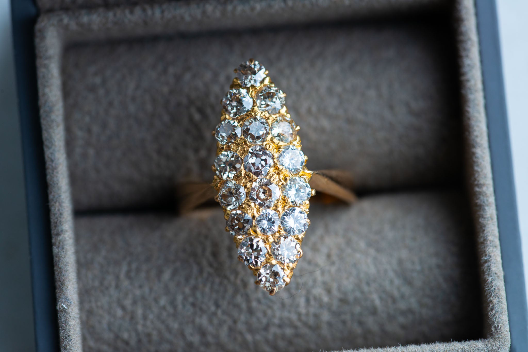 Victorian 1900's Navette Ring