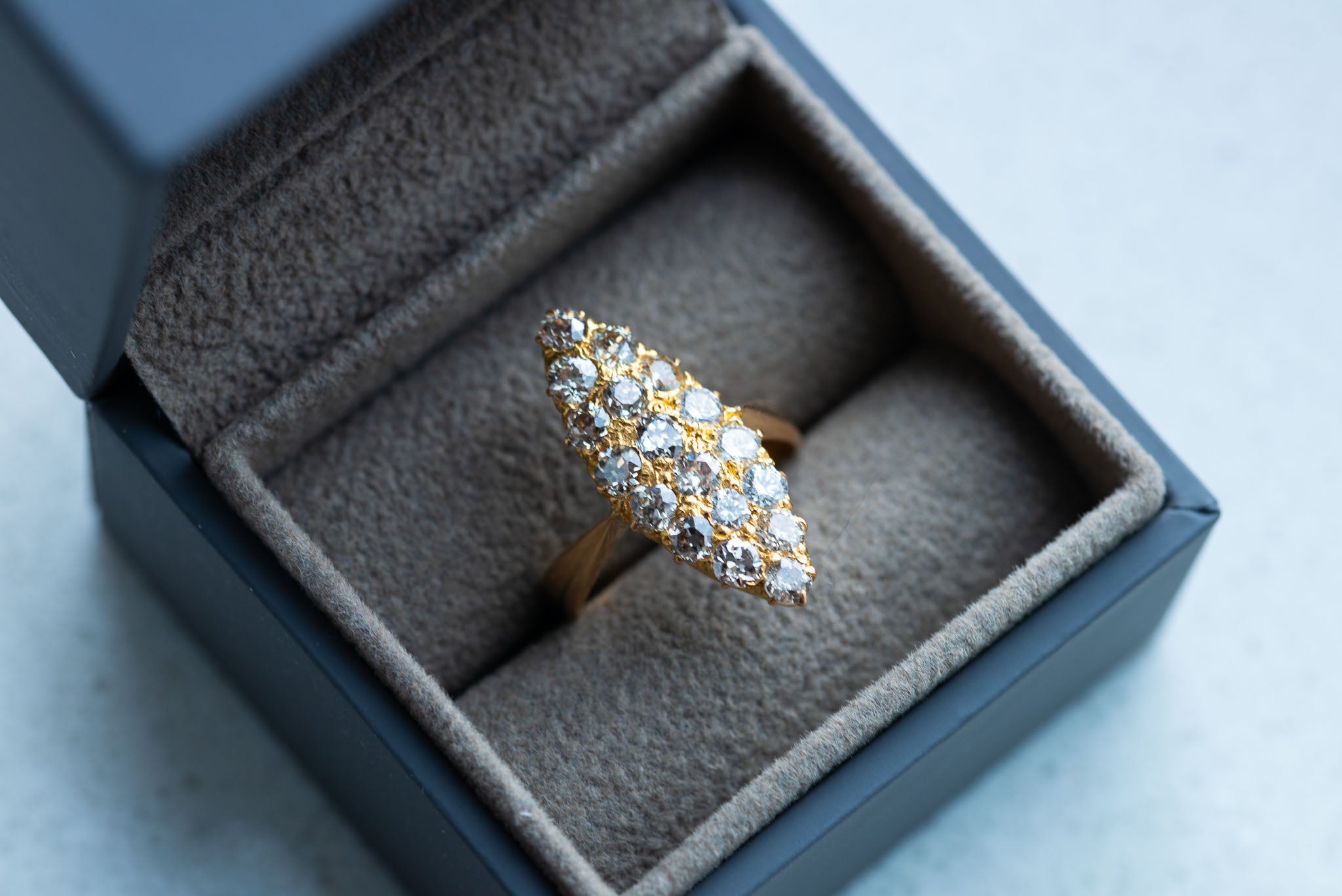 Victorian 1900's Navette Ring