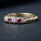 Antique Ruby Diamond Ring - LUXORIA VITA