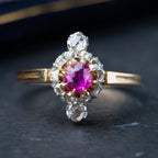 Antique Ruby Diamond Ring - LUXORIA VITA