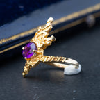 Vintage Assymetric Sapphire Ring - LUXORIA VITA