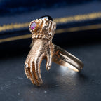 Victorian Inspired Fede Hand Ring - LUXORIA VITA