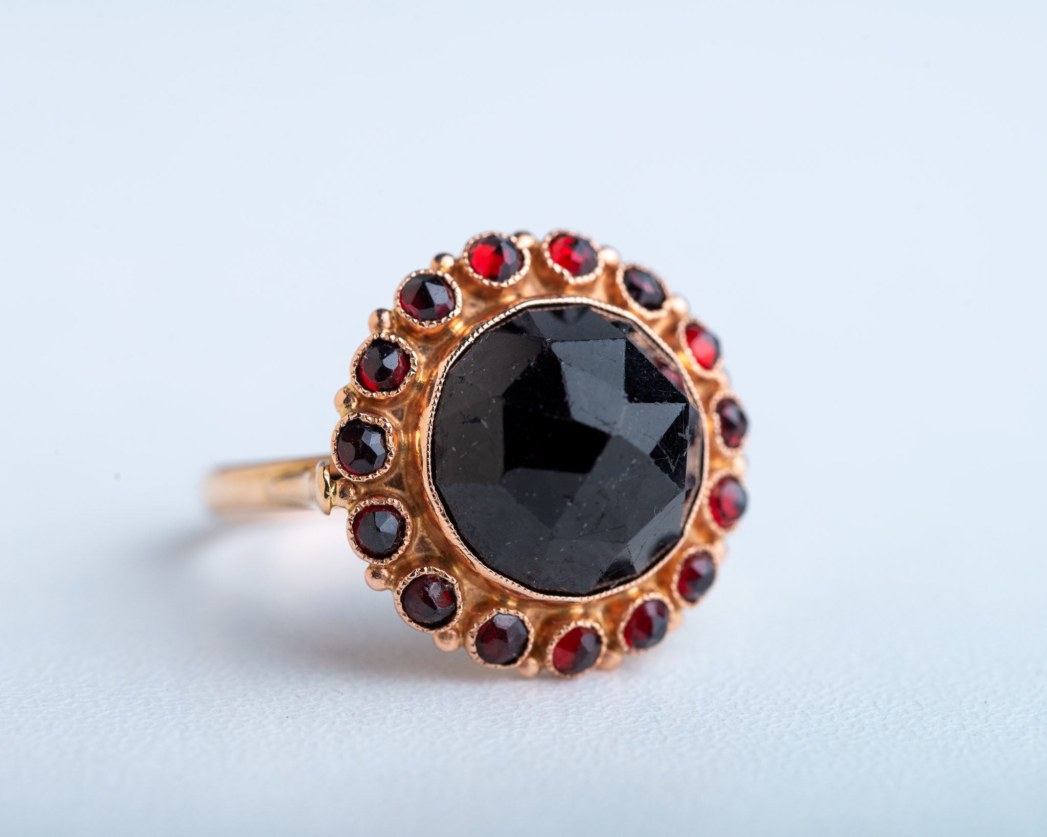 Vintage Dutch Garnet Ring