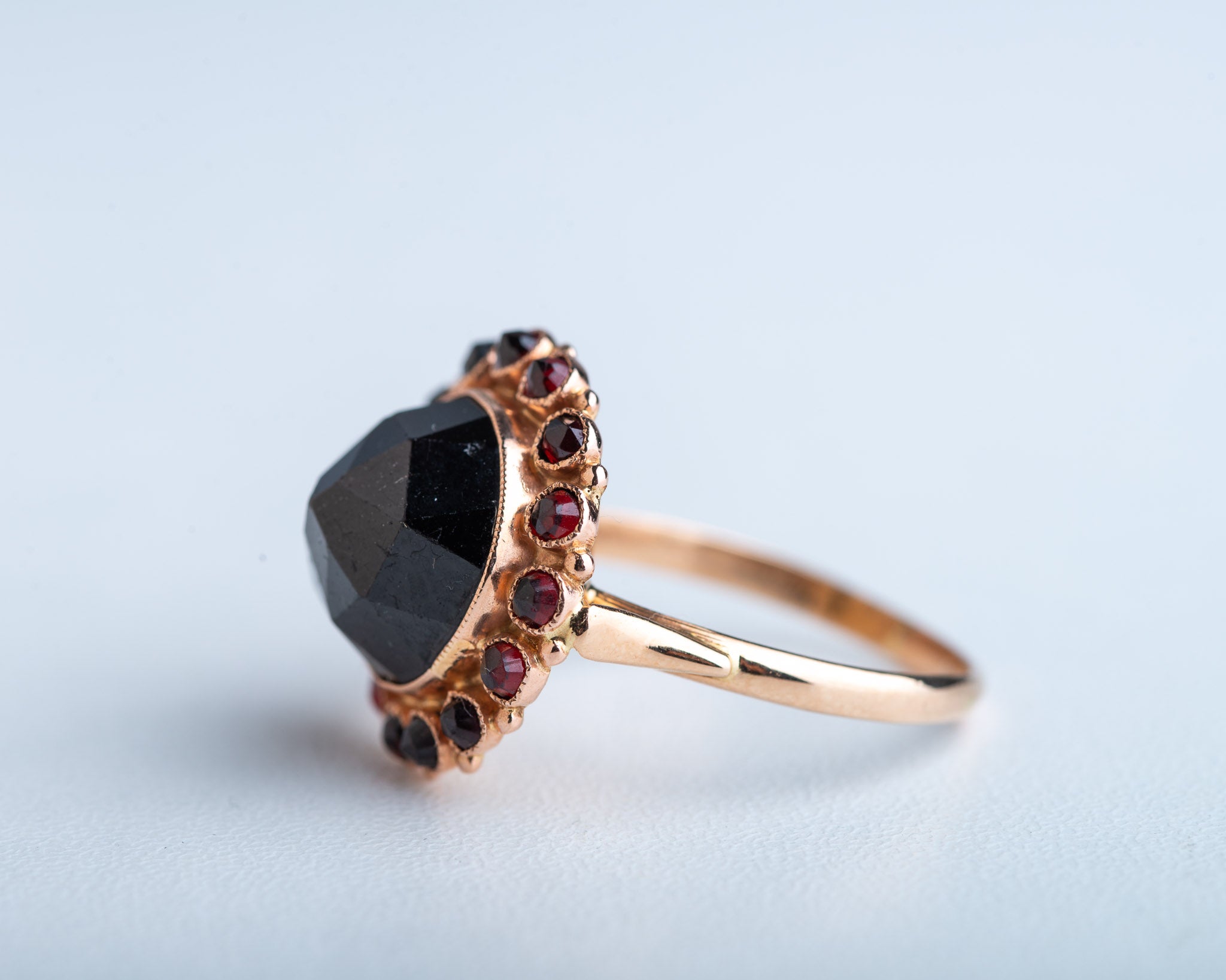 Vintage Dutch Garnet Ring