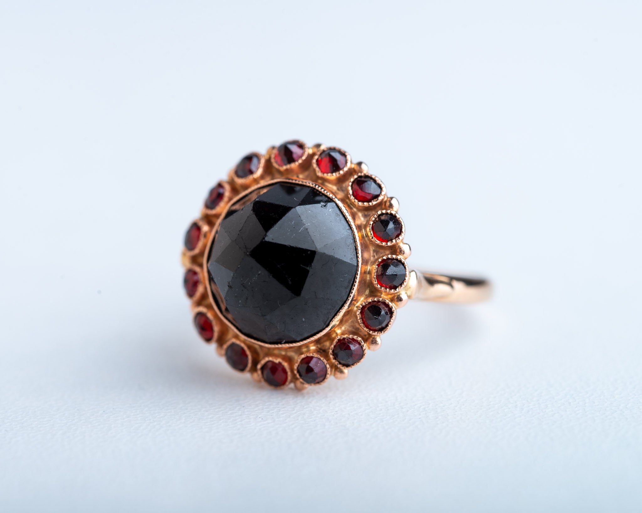 Vintage Dutch Garnet Ring