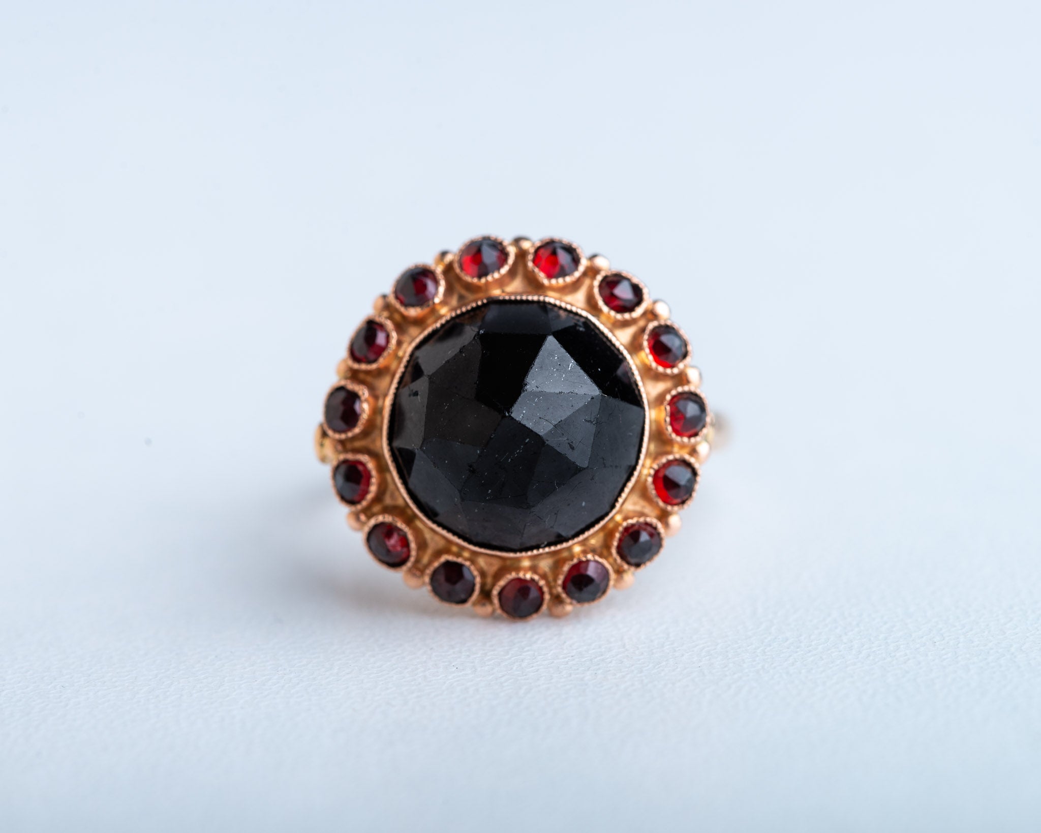 Vintage Dutch Garnet Ring