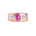 1900's Ruby OMC Diamond Ring - LUXORIA VITA