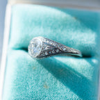 Art Deco 1.80ct Solitaire Diamond Ring - LUXORIA VITA