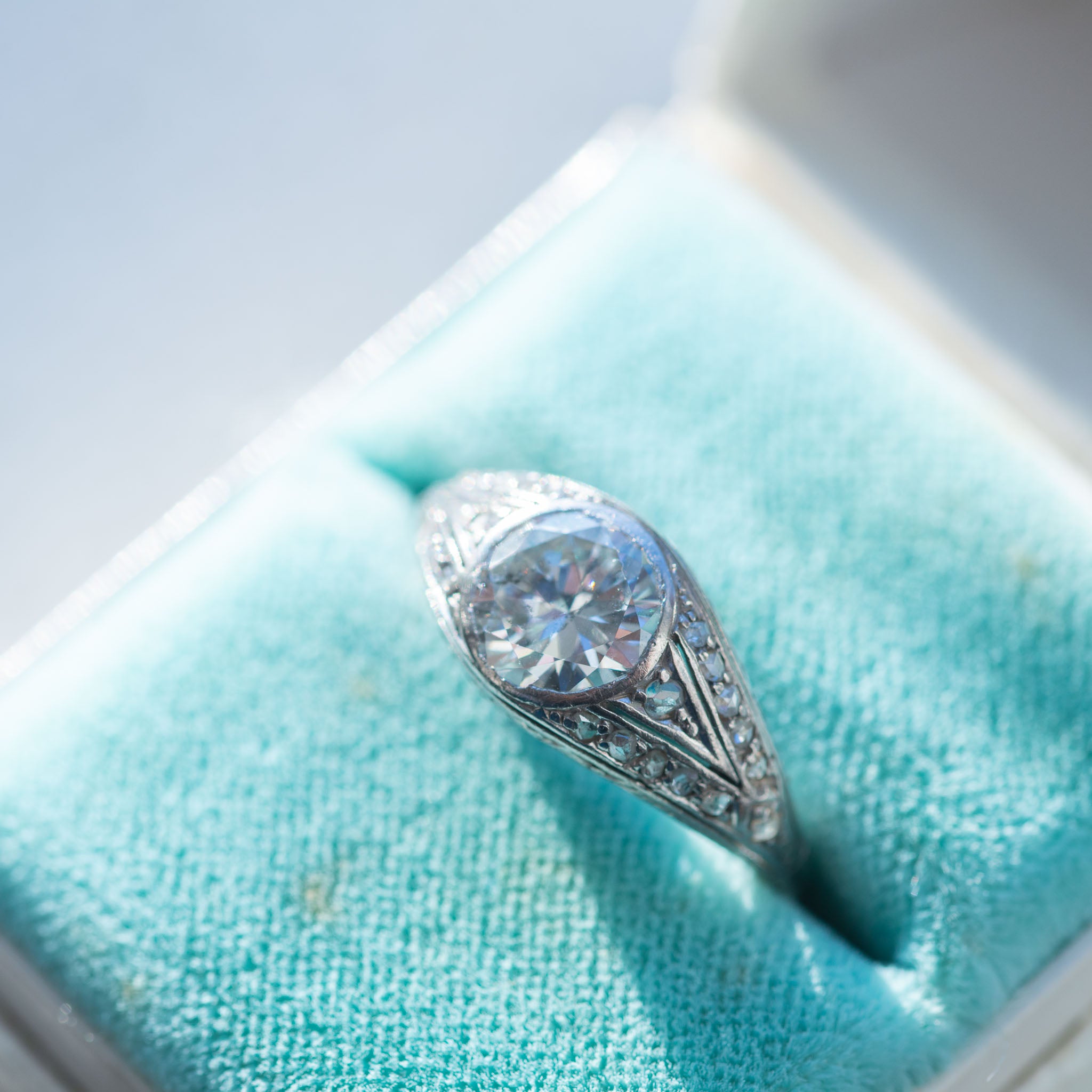 Art Deco 1.80ct Solitaire Diamond Ring