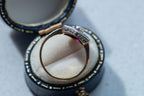 Art Deco Ruby Diamond Ring - LUXORIA VITA