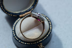 Art Deco Ruby Diamond Ring - LUXORIA VITA