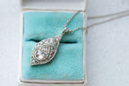 Art Deco Rosecut Diamond Necklace - LUXORIA VITA