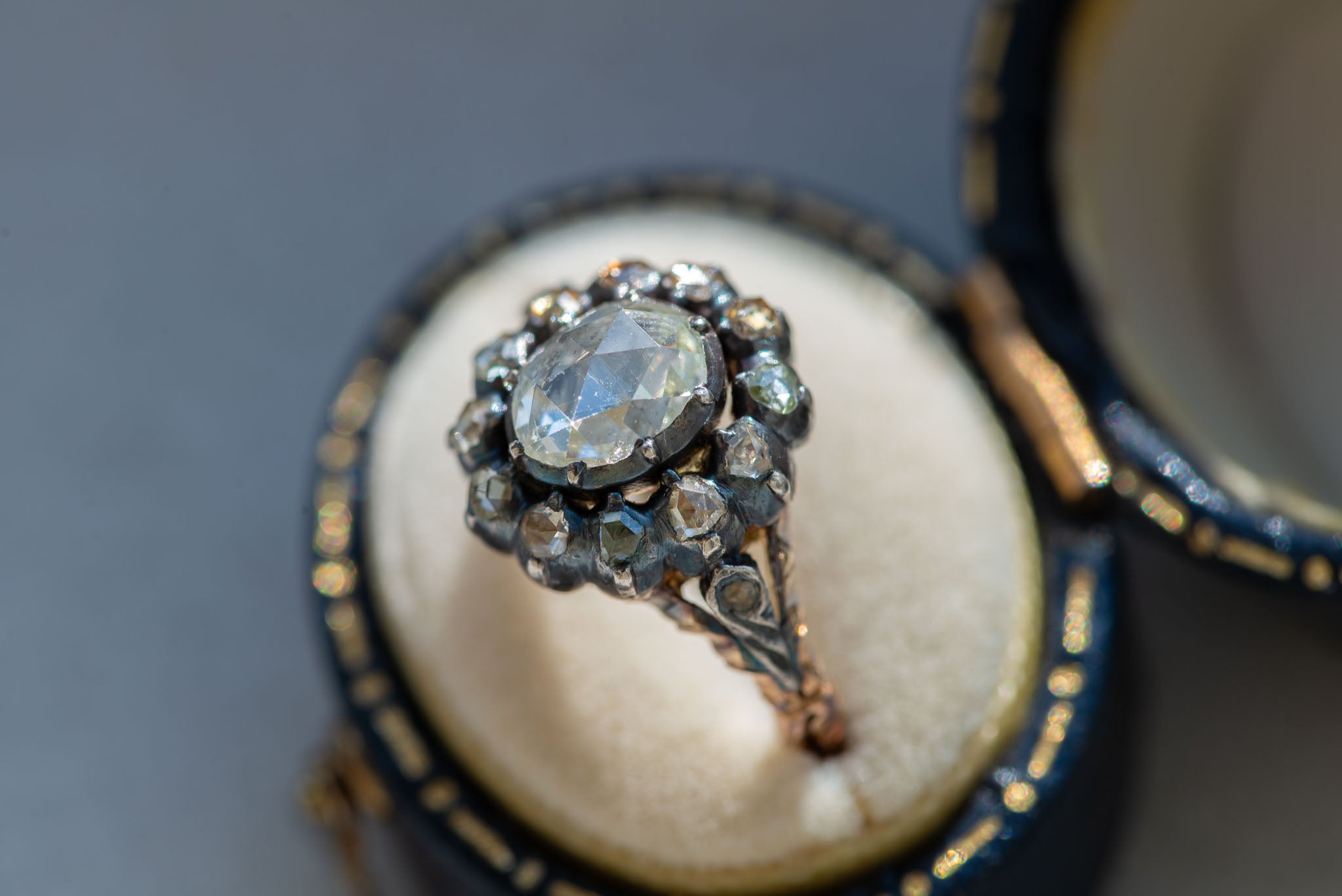2.00ct Rosecut Diamond Entourage Ring