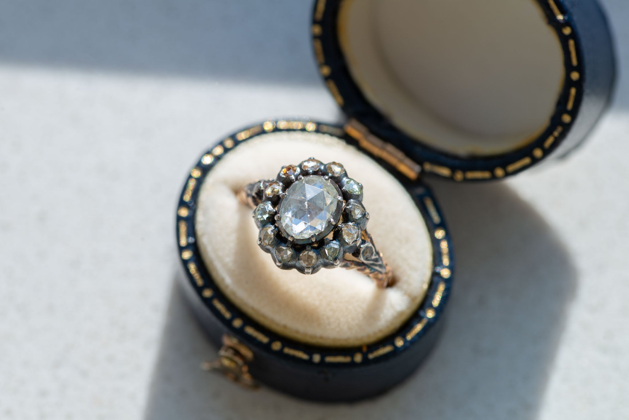 2.00ct Rosecut Diamond Entourage Ring