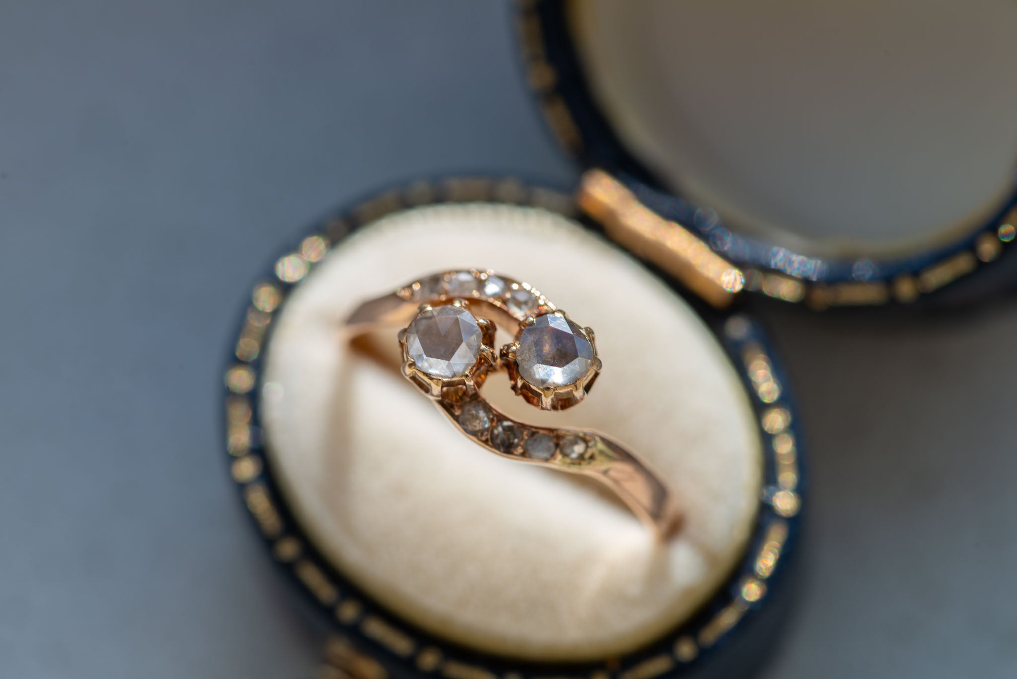 Antique 1900's Toi Moi Rosecut Diamond Ring