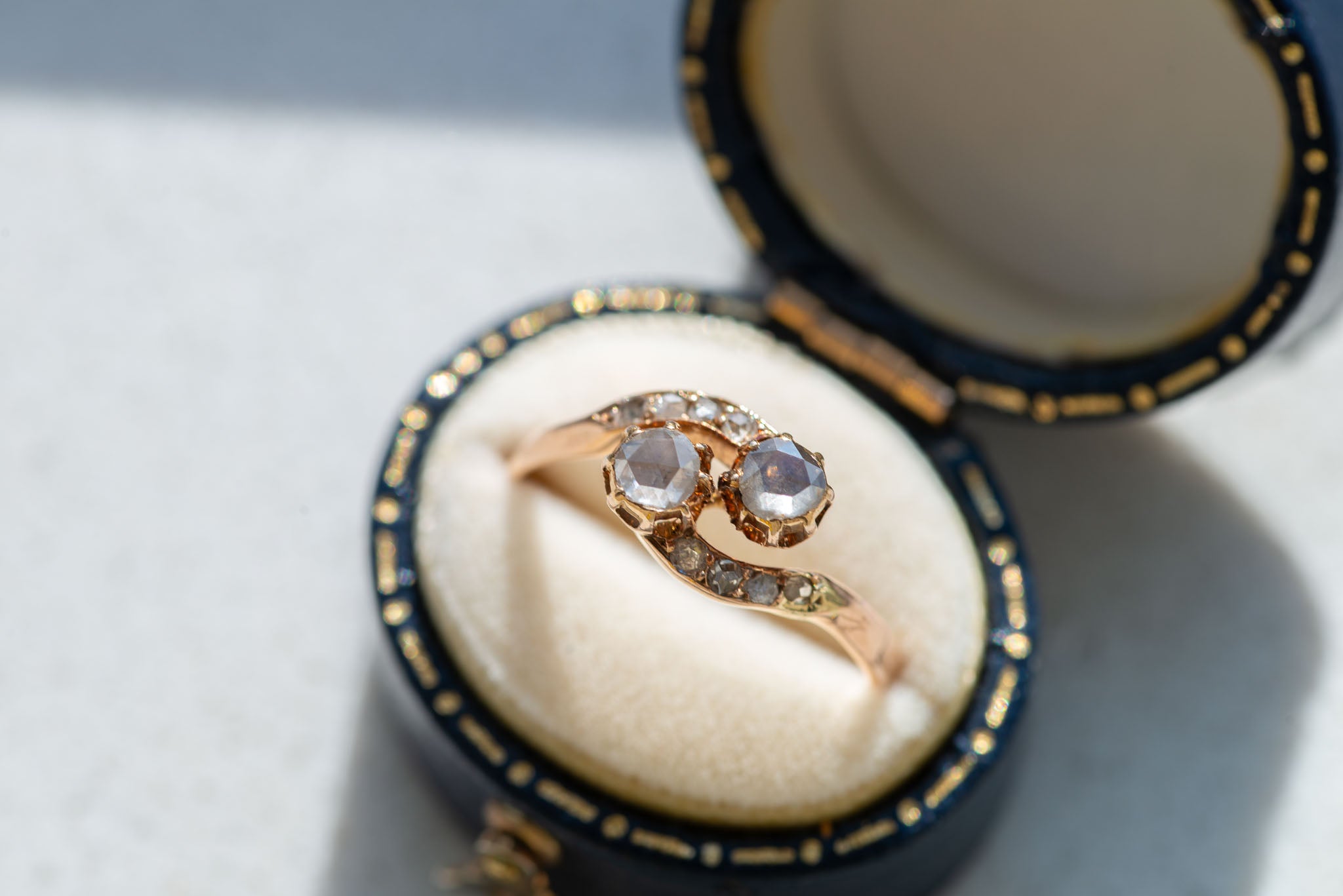 Antique 1900's Toi Moi Rosecut Diamond Ring - LUXORIA VITA