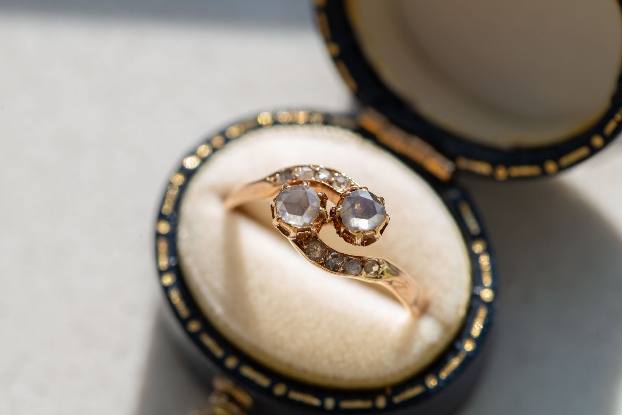 Antique 1900's Toi Moi Rosecut Diamond Ring