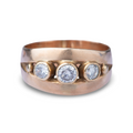 Edwardian Diamond Trilogy Ring - LUXORIA VITA