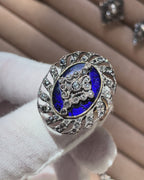 Antieke Nederlandse Bague au Firmament ring