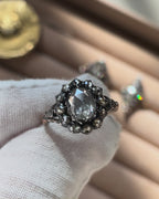 2.00ct Roségeslepen Diamanten Entouragering