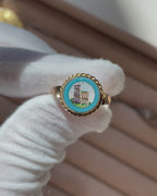 Colosseum Micromozaïek Ring