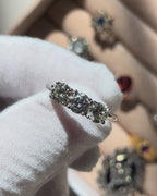 Modern 1.65ct Diamond Trilogy Ring