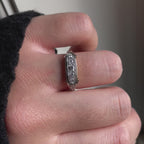 Art Deco Vijfsteens Diamanten Ring