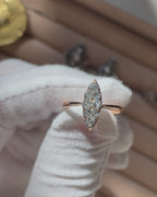 Antieke Diamanten Navette Ring