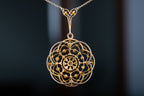 Art Nouveau High Carat Diamond, Ruby and Pearl Necklace - LUXORIA VITA