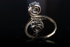 Edwardian Statement Floral Toi & Moi Diamond Ring - LUXORIA VITA