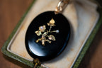 Victorian Onyx Locket Pendant - LUXORIA VITA