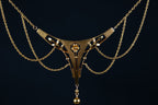 Art Nouveau Floral Lavalier Necklace - LUXORIA VITA